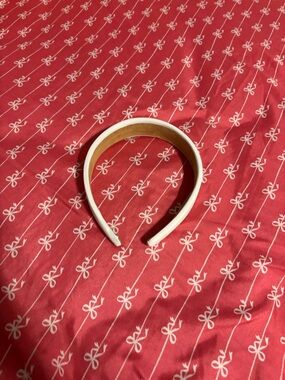 White Padded Headband for Women